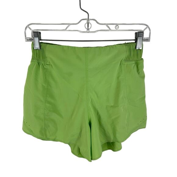 lululemon athletica Pants - Lululemon Hotty Hot High-Rise 4 Inch Shorts Scream Light Green Size 4 Limited Ed